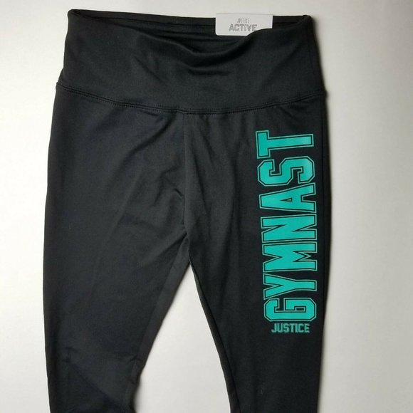 Justice Active Girls Leggings / Top Gymnast 14/16 - Picture 3 of 12